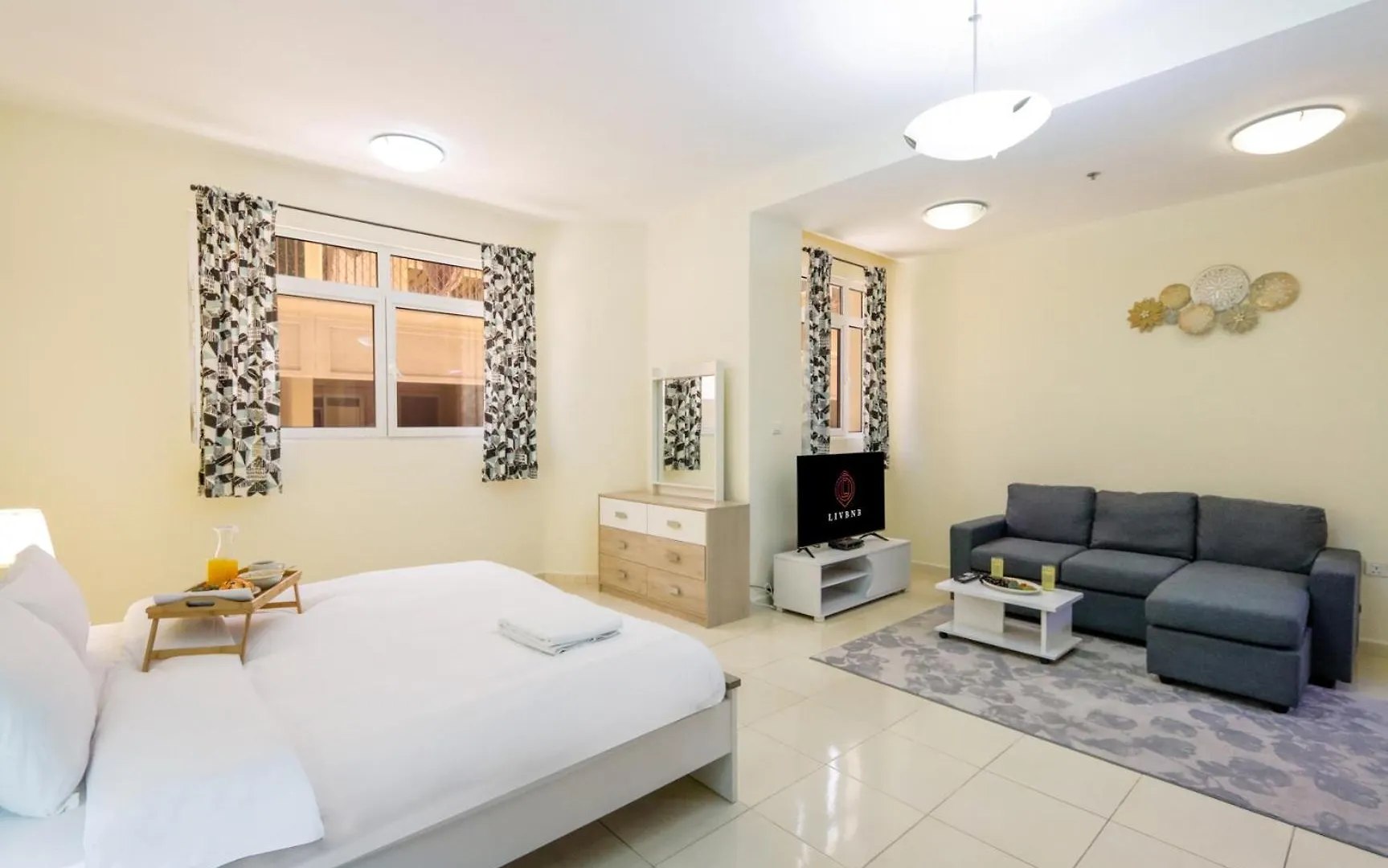Apartment Spacious Studio In Jvc By Livbnb Dubai